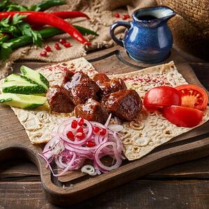 Шашлык из мякоти ягненка