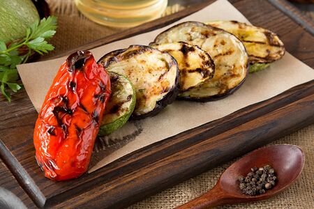 Овощи на мангале