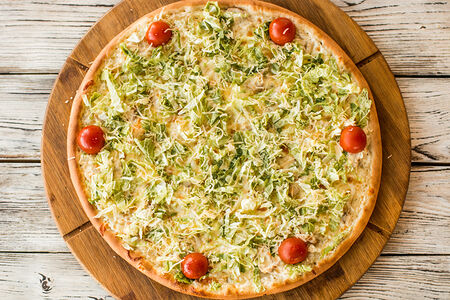 Пицца Цезарь с курицей