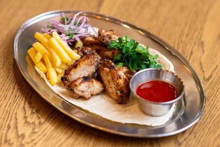 Шашлык из куриных крылышек