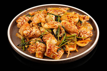 Кальмар в кунжутном семени