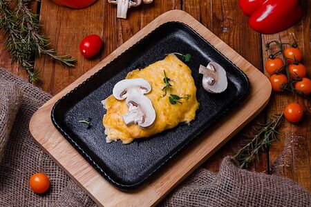 Филе куриное с грибами