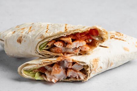 Шаурма с креветками