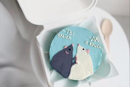 Бенто-торт Ты крыса