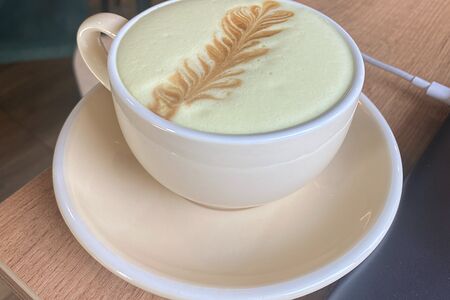 Латте с куркумой