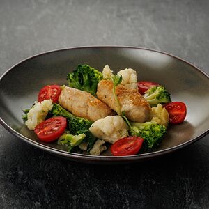 Котлетки по-итальянски с цветной капустой и брокколи
