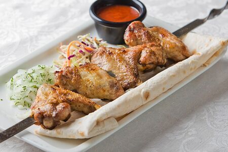 Шашлык из куриных крылышек