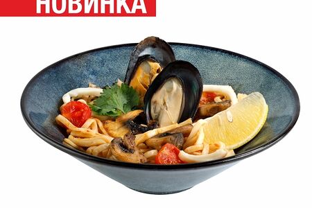 Лапша Том ям с морепродуктами