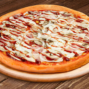 Пицца Барбекю Суприм 30 см на тонком тесте