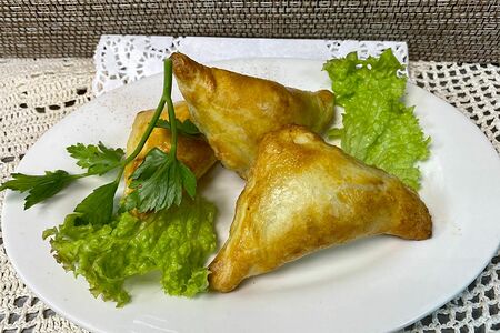 Пирожки с зелёным луком