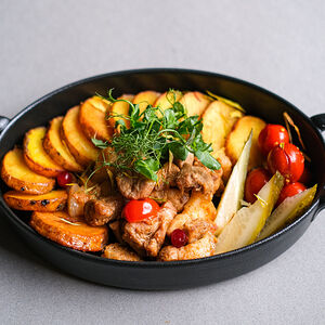 Сковородка с поджаркой и маринадами