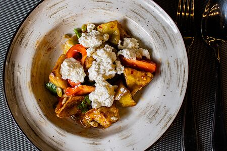 Хрустящий баклажан по азиатски