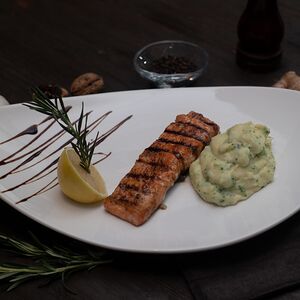 Стейк из семги