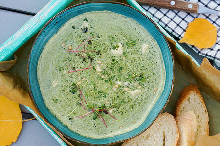 Крем-суп из шпината