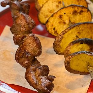 Шашлык из cвинoй шейки