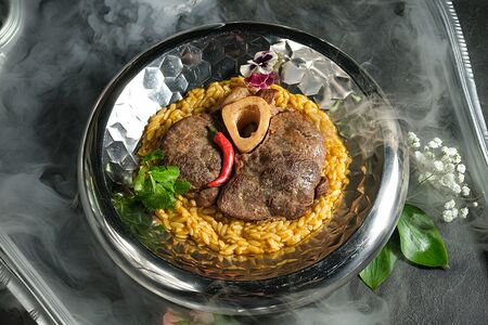 Оссобуко с орзо