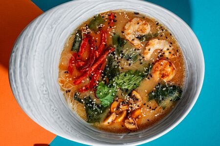 Мисо суп с креветками