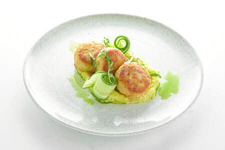 Котлеты из индейки с картофельным пюре