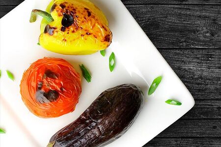 Овощи на углях