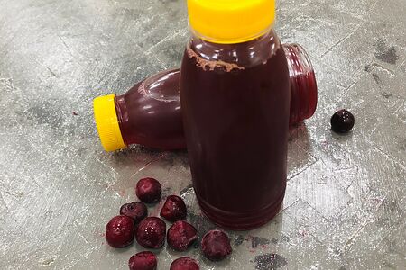 Морс вишневый собственного приготовления