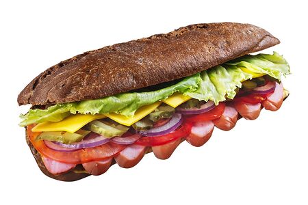 Сосиска с горчичным соусом