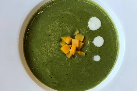 Крем-суп из шпината