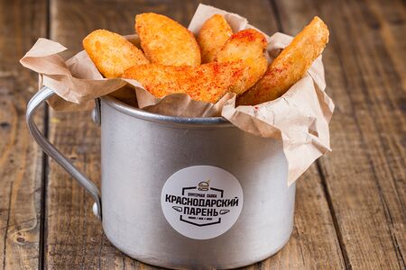 Картофель по-деревенски чесночный маленький