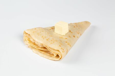 Блин с маслом и сахаром