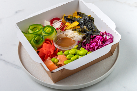 Поке с лососем