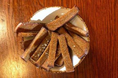 Гренки с чесноком