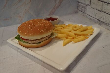 Бургер Сырная курочка