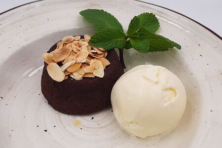 Шоколадный фондан