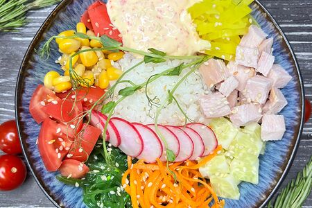 Поке с цыпленком