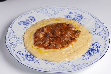 Ризотто с рагу из ягненка
