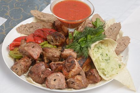 Шашлык из куриного бедра