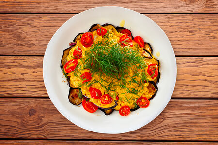 Омлет с овощами