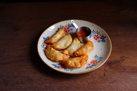 Мини-чебуреки с мясом