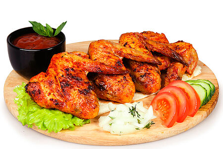 Шашлык из куриных крылышек