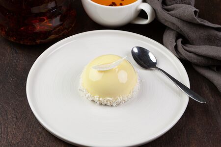 Мусс из маракуйи с манго