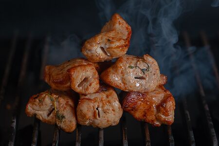 Шашлык из филе грудки индейки