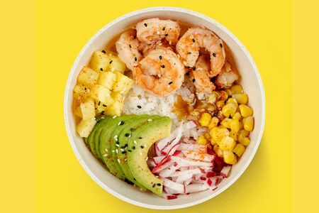 Боул с креветками