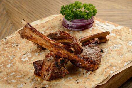 Шашлык из бараньих ребрышек