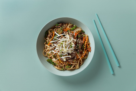 Wok с говядиной