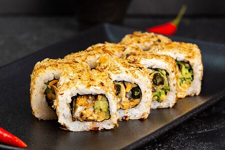 Острый Ролл С мидиями