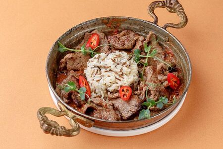 Говядина по-турецки с рисом