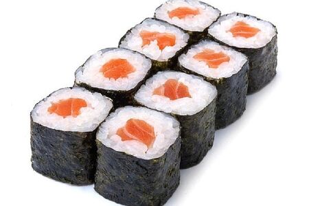 Ролл с лососем