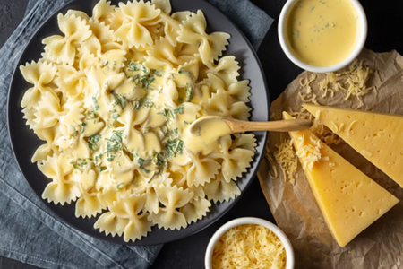 Фарфалле с сыром