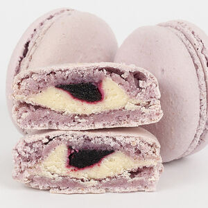 Макарон Лаванда-жимолость