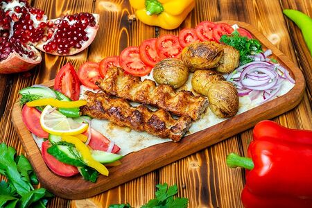Комбо с люля-кебабом из курицы