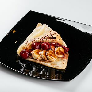 С клубникой и бананом